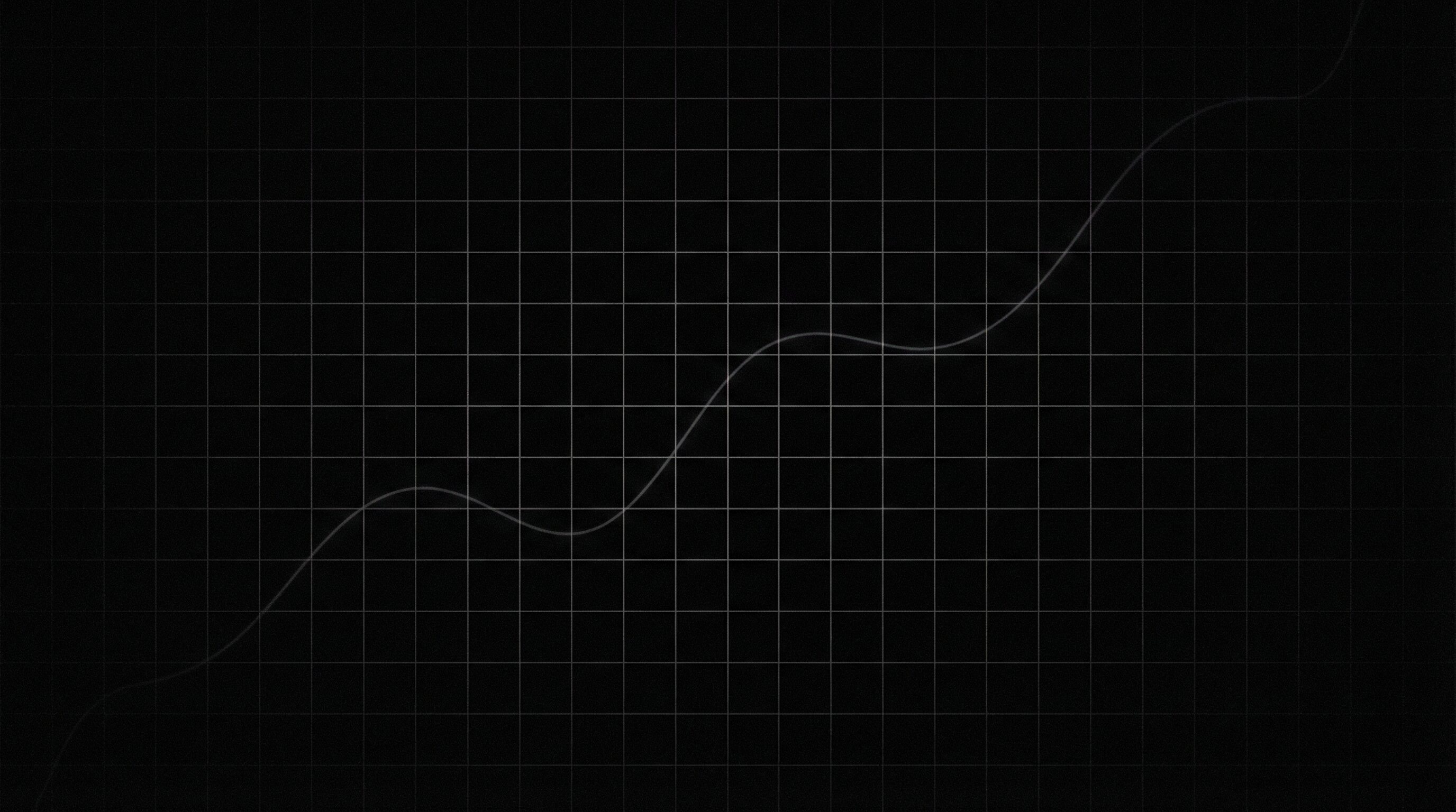 Abstract dark grid and waveform background